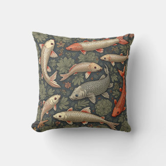 The carp is a symbol of good fortune Pillows