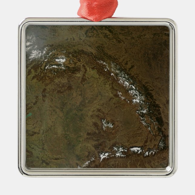 The Carpathian Mountains Metal Ornament (Front)