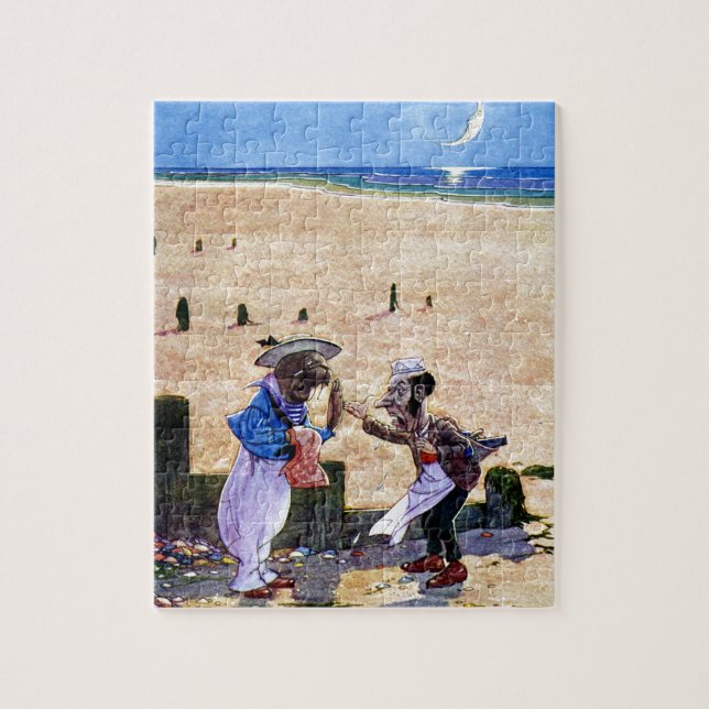 The Carpenter and the Walrus - Alice in Wonderland Jigsaw Puzzle (Vertical)