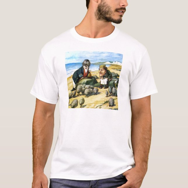 The Carpenter and Walrus Consider Oysters T-Shirt (Front)