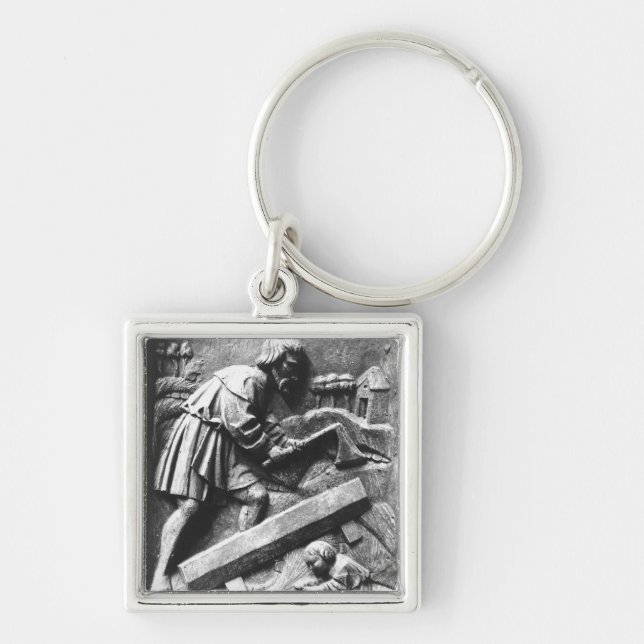 The Carpenter, detail from an altarpiece Keychain (Front)