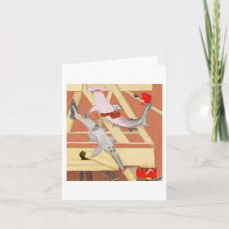 The Carpenters At work Thank You Card