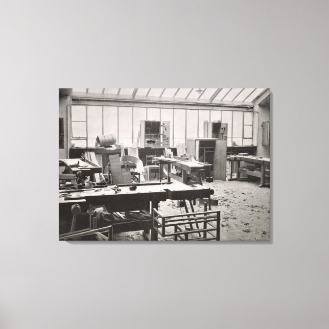 The Carpenter's Workshop, from the Workshops of th Canvas Print (Front)
