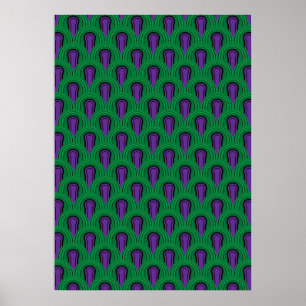 The carpet from room 237 from The Shining Poster