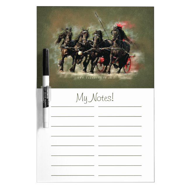 The Carriage - Dry Erase Board (Front)