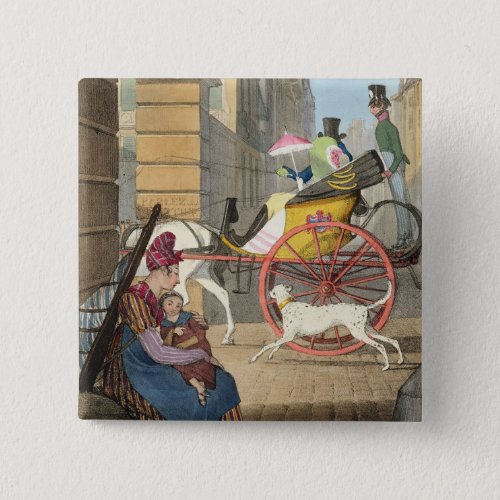 The carriage entrance from Twenty_four Subjects Pinback Button