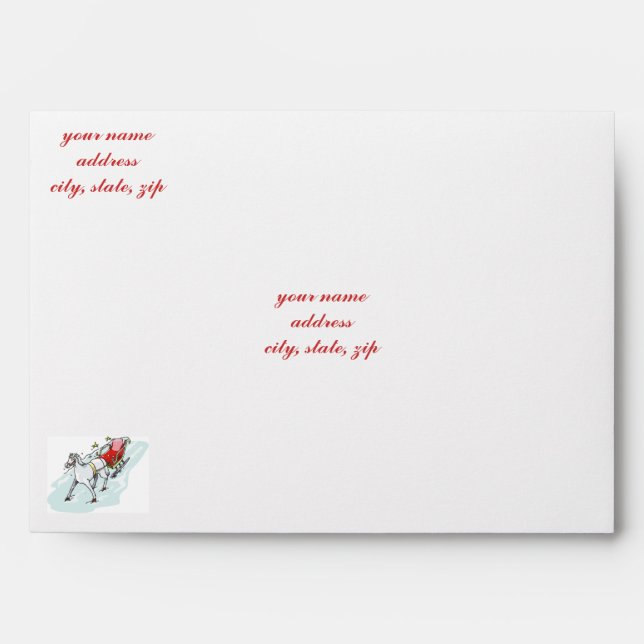 The Carriage - Envelope (Front)