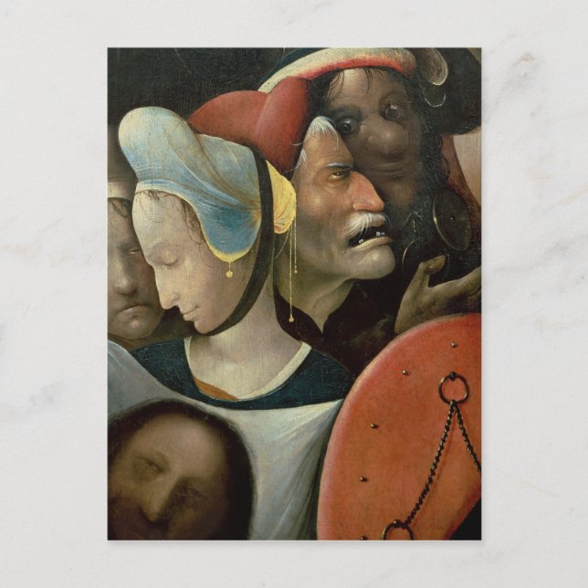 The Carrying of the Cross showing three faces Postcard (Front)