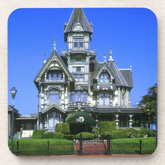The Carson Mansion in Eureka, California Coaster (Front)