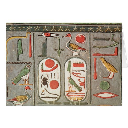 The cartouche of the king cards (Front Horizontal)