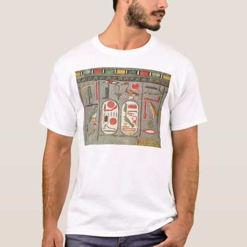 The cartouche of the king T_Shirt