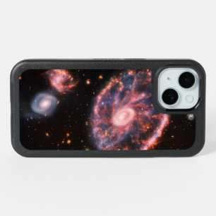 The Cartwheel Galaxy And Its Companion Galaxies. iPhone 15 Case