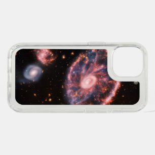 The Cartwheel Galaxy And Its Companion Galaxies. iPhone 15 Case