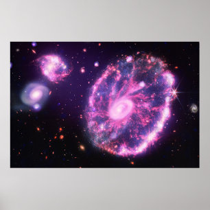 The Cartwheel Galaxy Hubble & JWST Poster