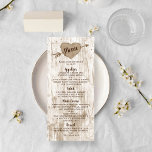 The Carved Heart Tree Wedding Collection Menu<br><div class="desc">Celebrate in style with these stylish and very trendy wedding menu cards. This design is easy to personalize with your special event wording and your guests will be thrilled when they see these fabulous menus.</div>