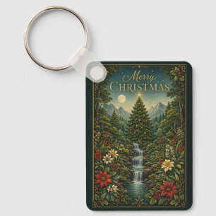 The Cascade of Christmas Magic Keychain