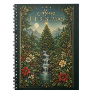 The Cascade of Christmas Magic Notebook