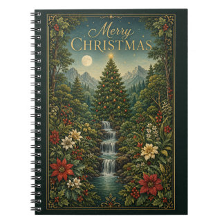 The Cascade of Christmas Magic Notebook