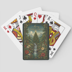 The Cascade of Christmas Magic Poker Cards