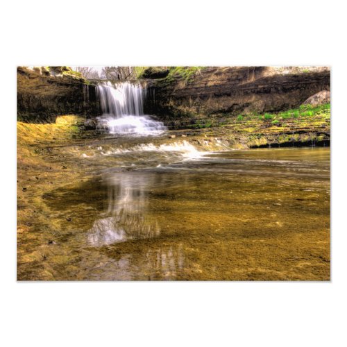 The cascades at Glen Helen Nature Reserve Ohio Photo Print