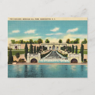 The Cascades, Meridian Hill Park, Washington D.C. Postcard
