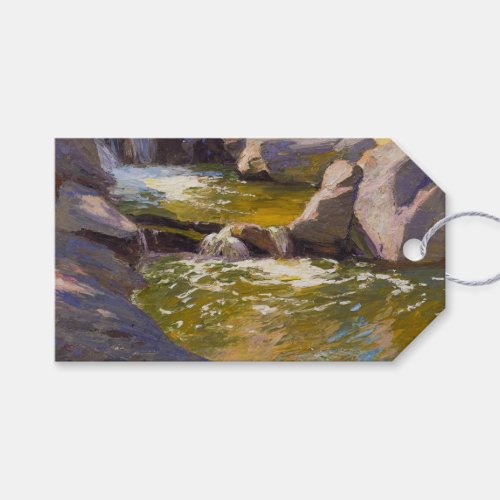 The Cascading Waterfall by EH Potthast Gift Tags