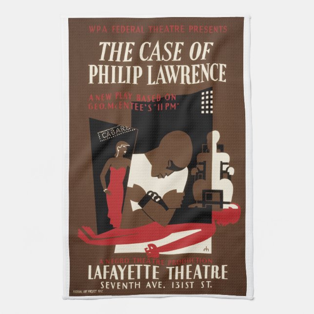 The Case of Philip Lawrence Kitchen Towel (Vertical)