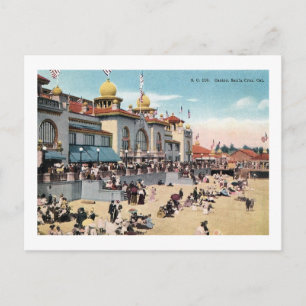 The Casino, Santa Cruz, California Vintage Postcard