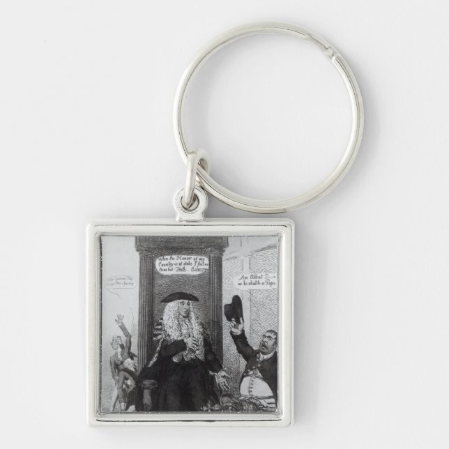 The Casting Vote, or the Independant Speaker Keychain (Front)