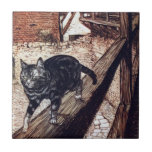 The Castle Cat By Rackham Ceramic Tile at Zazzle