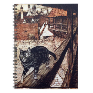 The Castle Cat by Rackham Notebook