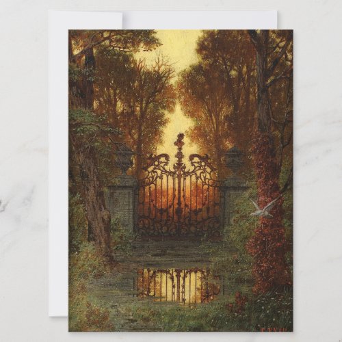The Castle Gate by Ferdinand Knab Card