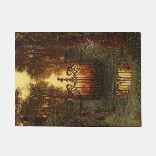 The Castle Gate (by Ferdinand Knab) Doormat (Front)