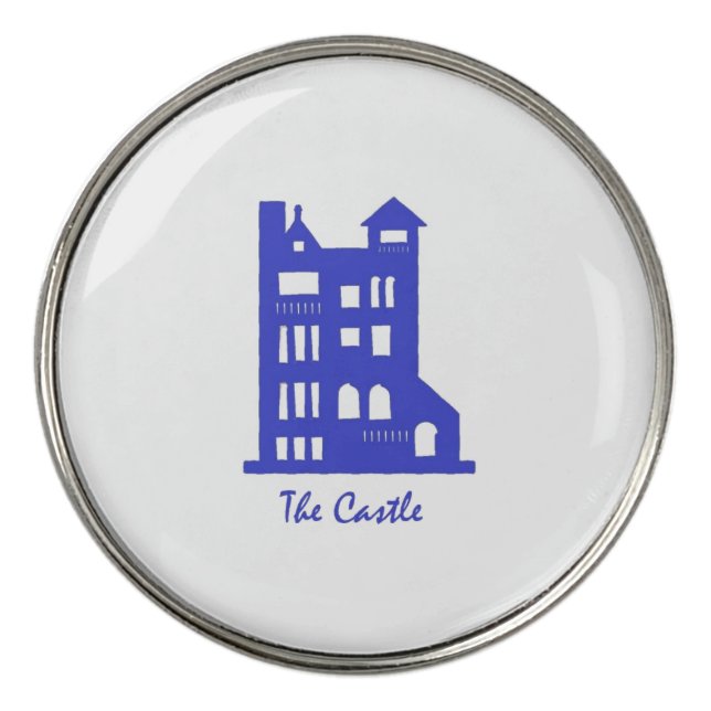 The Castle Golf Ball Marker (Front)