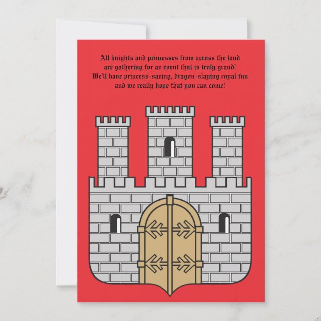 The Castle Invitation (Front)