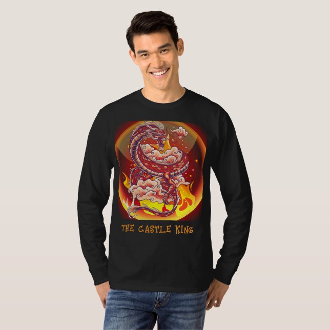 The Castle King Fierce Dragon T-shirt (Front Full)