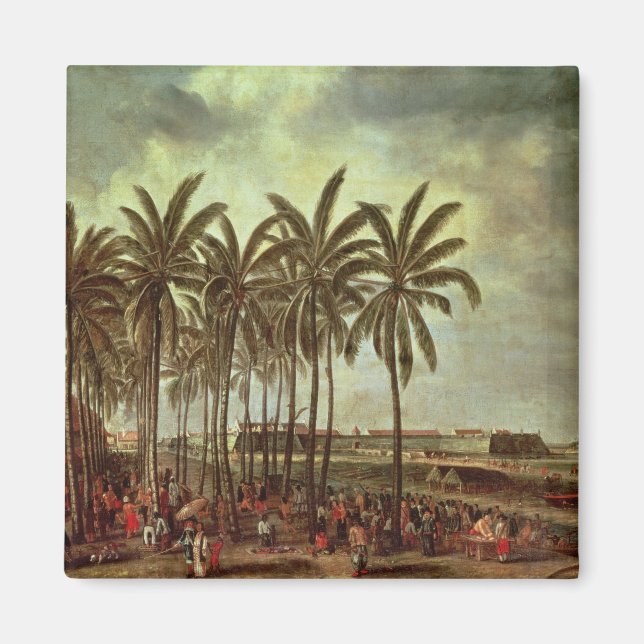 The Castle of Batavia,Seen from Kali Besar Magnet (Front)