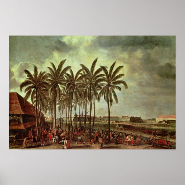 The Castle of Batavia,Seen from Kali Besar Poster (Front)