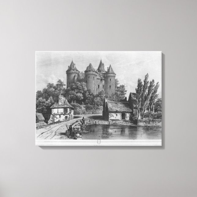 The Castle of Combourg Canvas Print (Front)