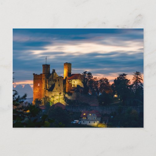 The castle ruin Hanstein near Witzenhausen Postcard