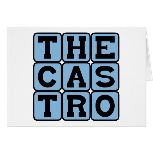 The Castro, San Francisco District Cards (Front Horizontal)
