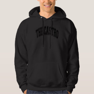 The Castro San Francisco Varsity Text Gray With Bl Hoodie
