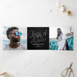 The Casual Graduate Tri-Fold Announcement