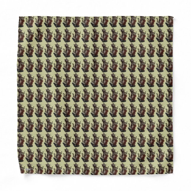 The Cat and the Fiddle Bandana (Front)