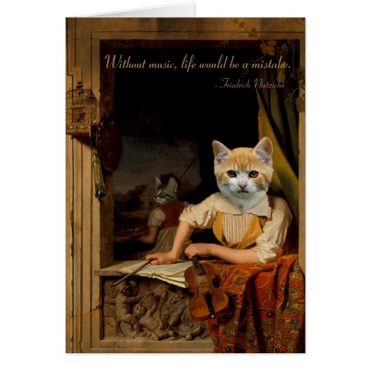 The Cat Artists - Anthropomorphic Composite Cards (Front)