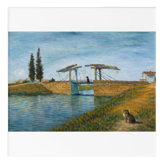 The Cat at Langlois Bridge Acrylic Wall Art