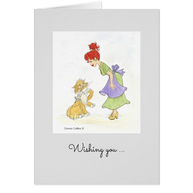 The Cat Birthday Card (Front)