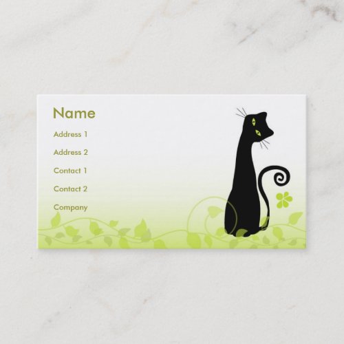 The Cat Business Card