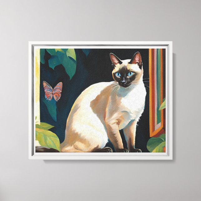 The Cat Canvas Print (Front)