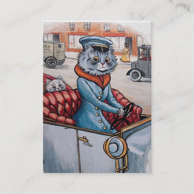 The Cat Chauffeur - Two Sided Business Card (Front)